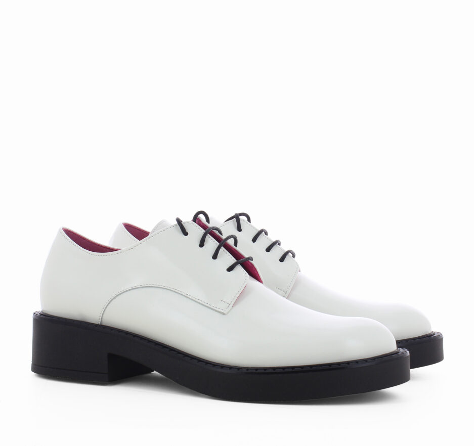 Le Babe ALLACCIATE IN SPAZZOLATO BIANCO Fino al 60% di sconto