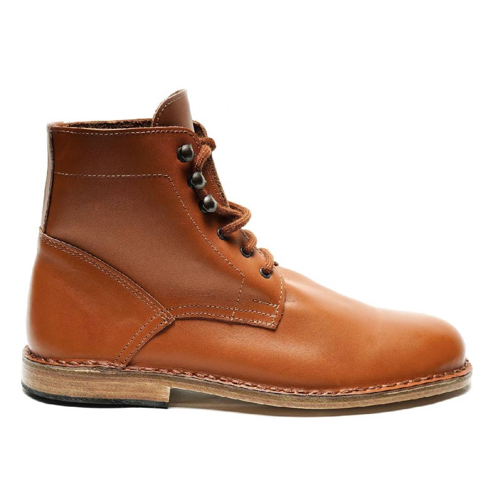 Lartigiano Del Cuoio Stivaletti da donna in pelle color cuoio fatte a mano in Italia Shopping Online