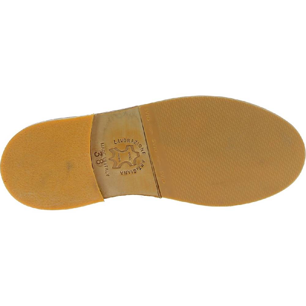 Lartigiano Del Cuoio Scarpe basse da donna in pelle marrone fatte a mano in Italia Latest stili