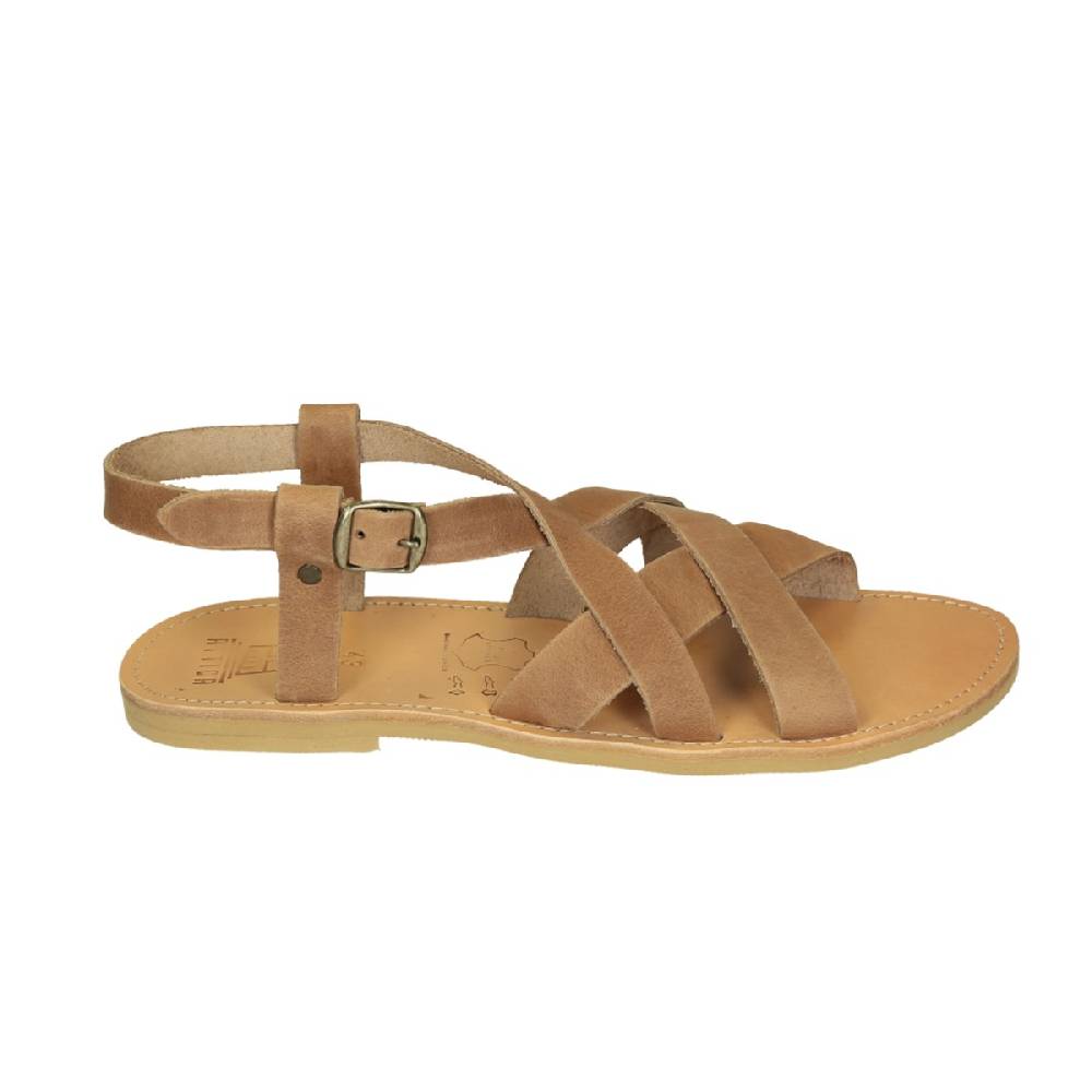 Lartigiano Del Cuoio Sandali infradito da uomo in pelle nabuk nude fatti a mano Fino al 55% di sconto