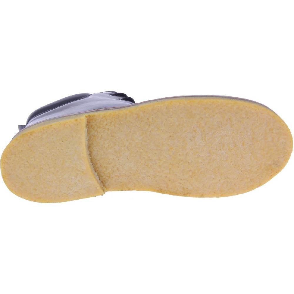 Lartigiano Del Cuoio Stivaletti artigianali in pelle nera conciata al vegetale Nuovo