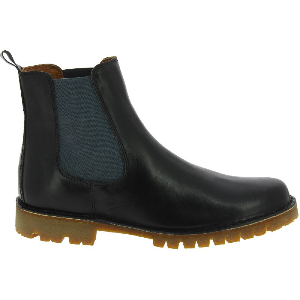Lartigiano Del Cuoio Stivaletto beatles uomo in pelle nera e suola Vibram Pezzi Unici