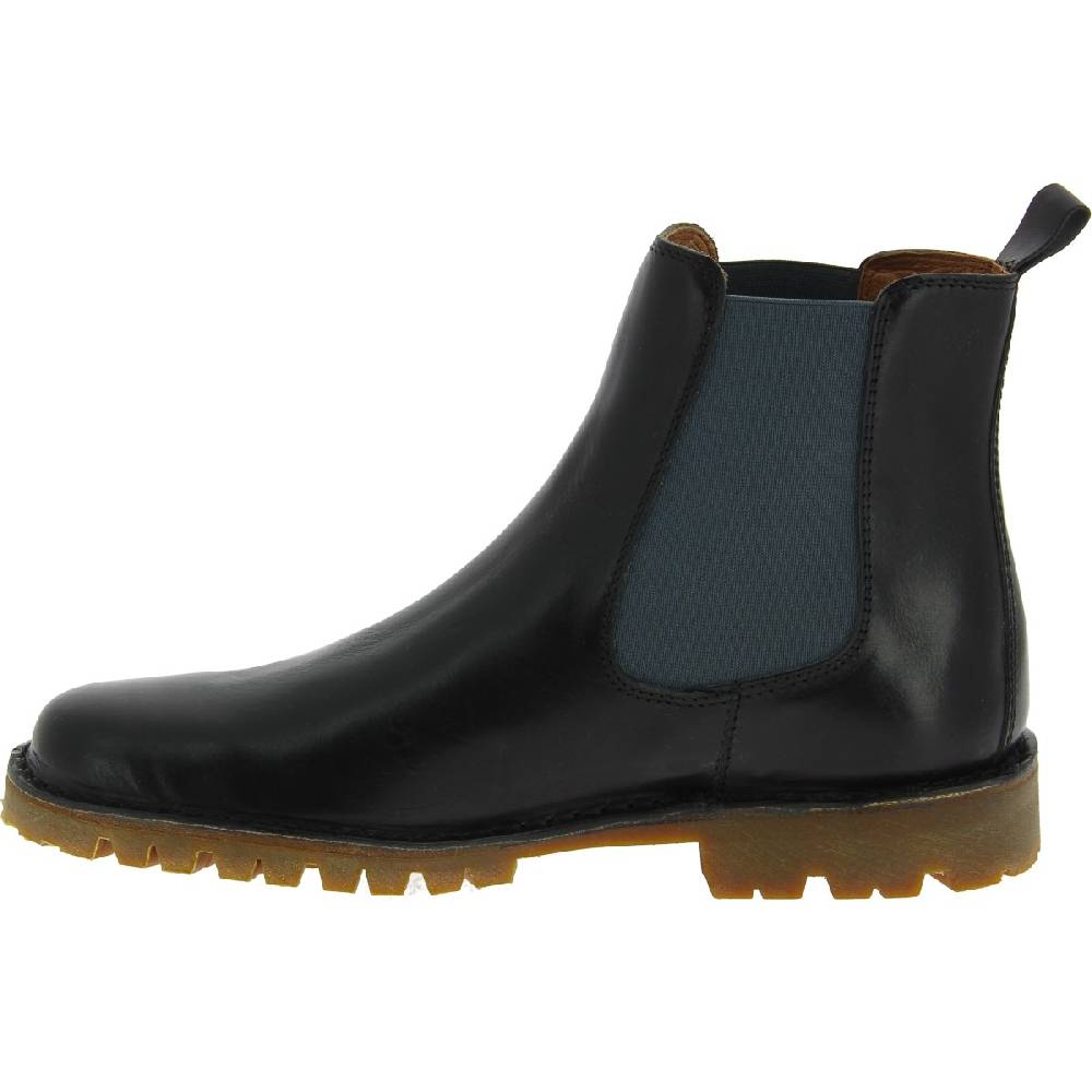 Lartigiano Del Cuoio Stivaletto beatles uomo in pelle nera e suola Vibram Pezzi Unici