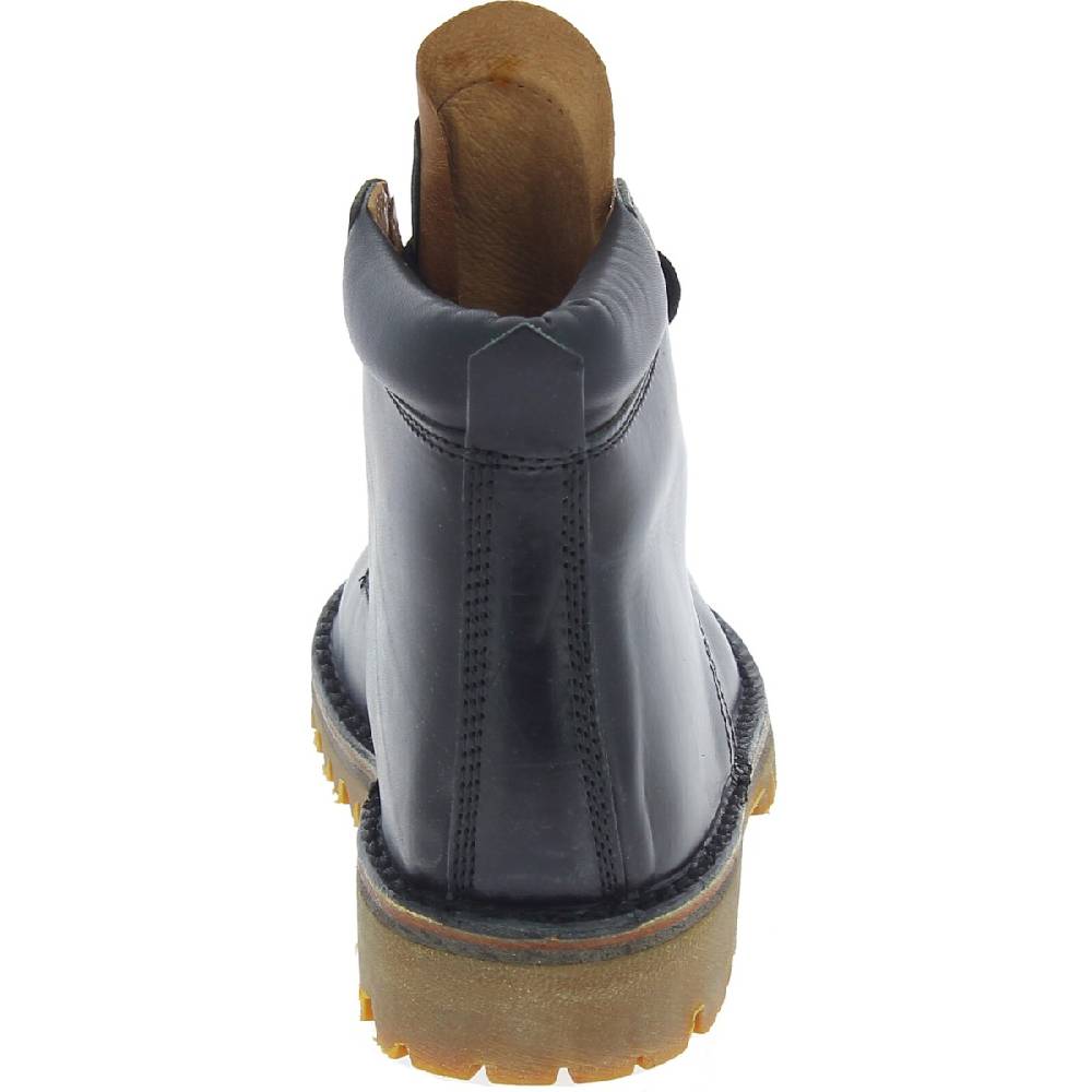 Lartigiano Del Cuoio Stivaletti donna artigianali in pelle nero con suola Vibram Negozio online di fabbrica