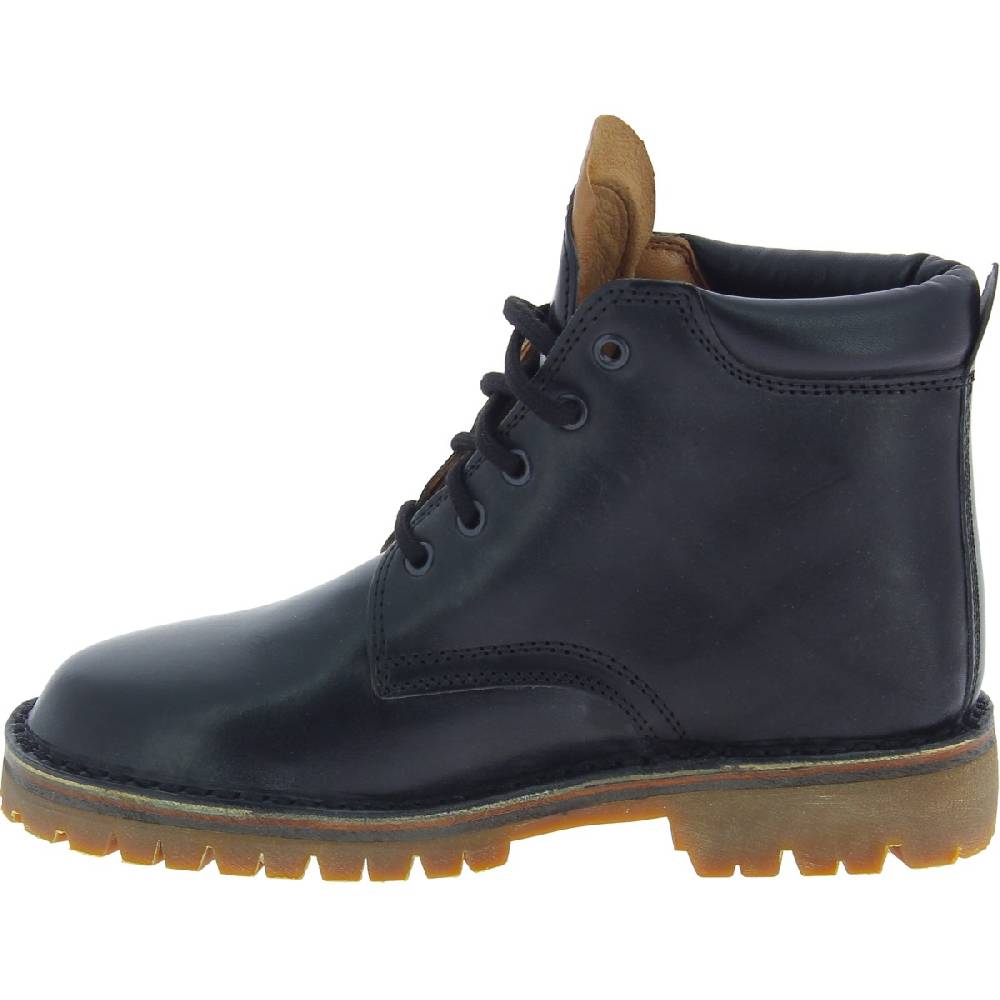 Lartigiano Del Cuoio Stivaletti donna artigianali in pelle nero con suola Vibram Negozio online di fabbrica