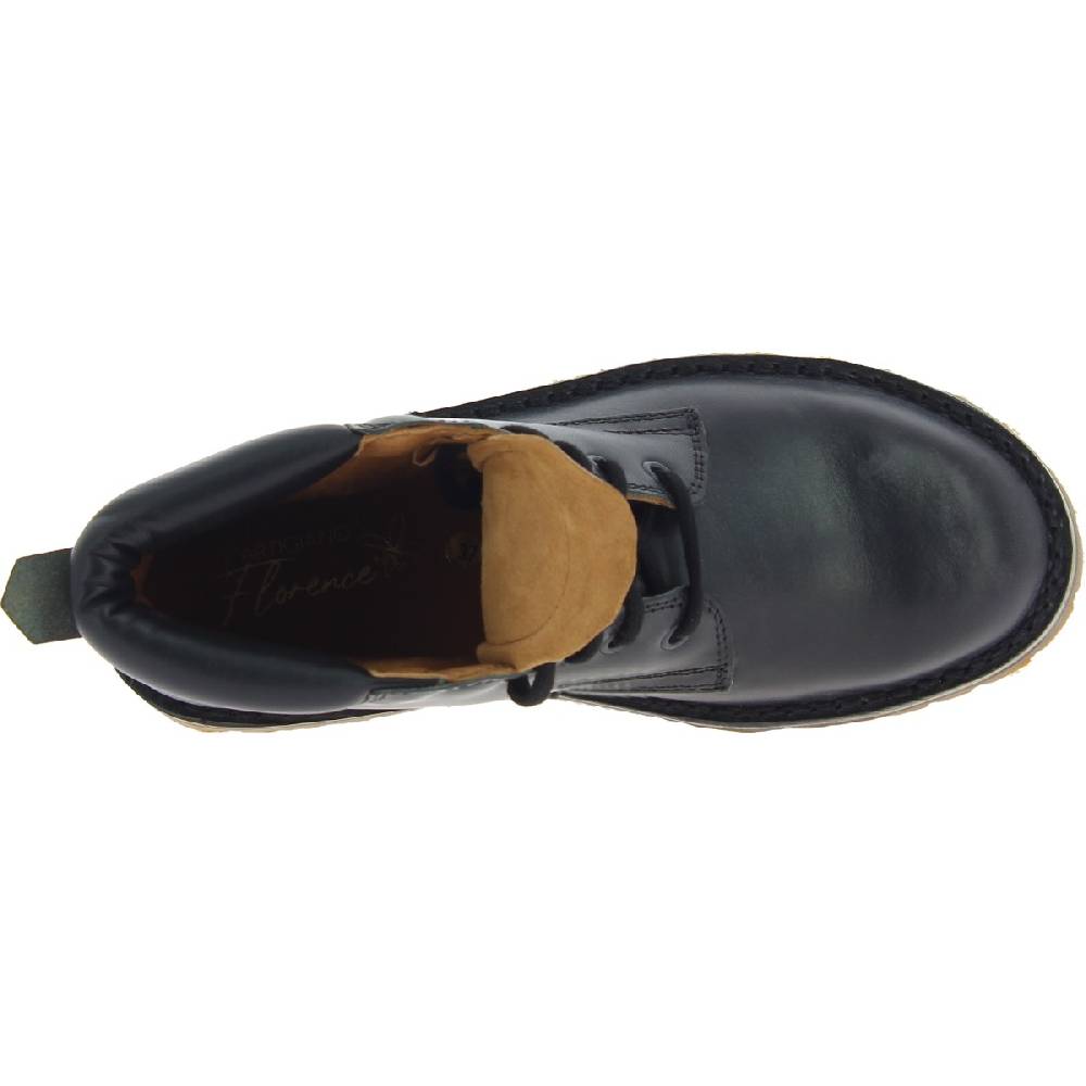 Lartigiano Del Cuoio Stivaletti donna artigianali in pelle nero con suola Vibram Negozio online di fabbrica