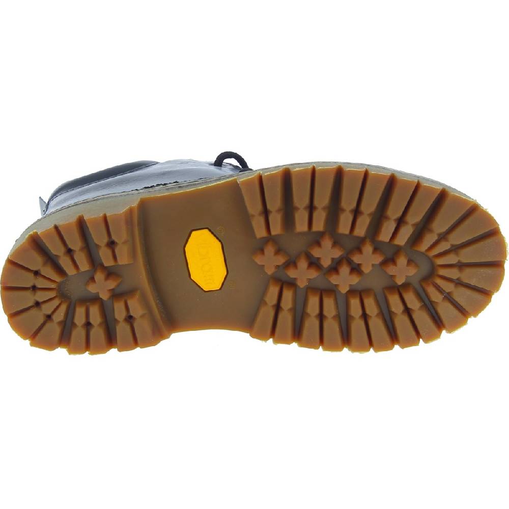 Lartigiano Del Cuoio Stivaletti donna artigianali in pelle nero con suola Vibram Negozio online di fabbrica