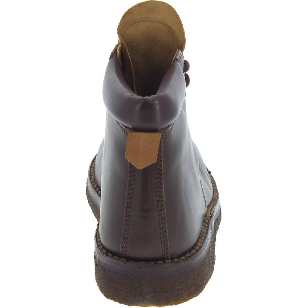 Lartigiano Del Cuoio Stivaletti uomo artigianali in pelle marrone scuro conciata al vegetale Offerta speciale