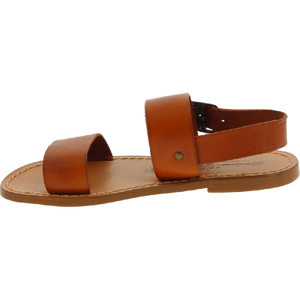 Lartigiano Del Cuoio Sandali francescani donna artigianali in pelle color cuoio Offerta Pasqua