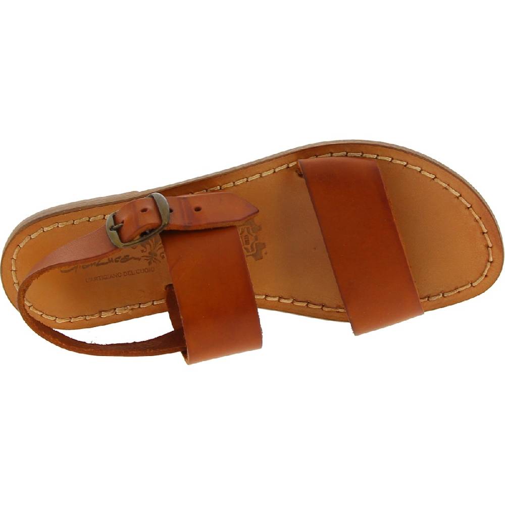 Lartigiano Del Cuoio Sandali francescani donna artigianali in pelle color cuoio Offerta Pasqua