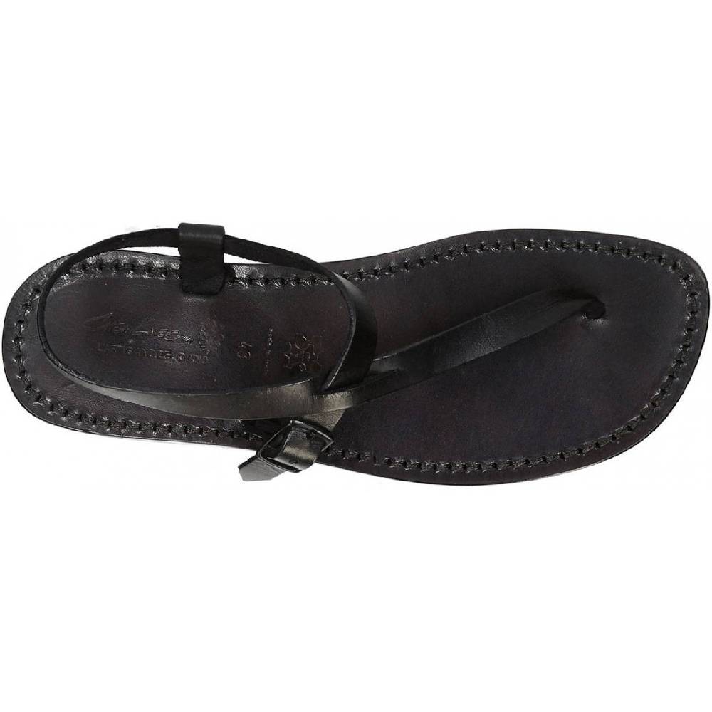 Lartigiano Del Cuoio Sandali infradito in cuoio nero artigianali Comprane uno, ottenene uno gratis