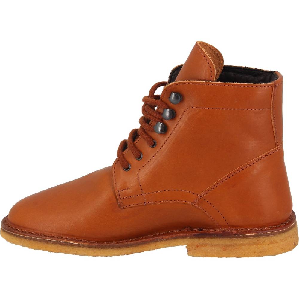 Lartigiano Del Cuoio Stivaletti da donna in pelle marrone con fodera invernale Only for today
