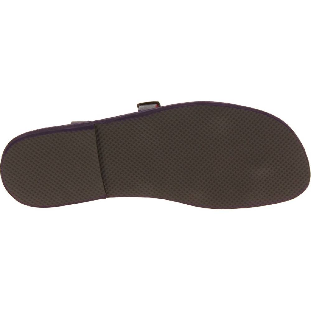 Lartigiano Del Cuoio Sandali uomo in cuoio artigianali in pelle color viola Fino al 55% di sconto