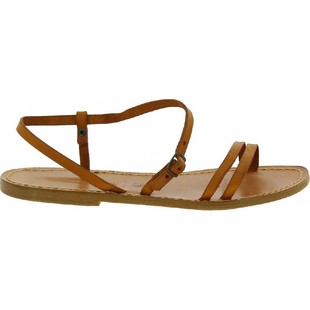 Lartigiano Del Cuoio Sandali schiava bassi da donna color cuoio Duty-free