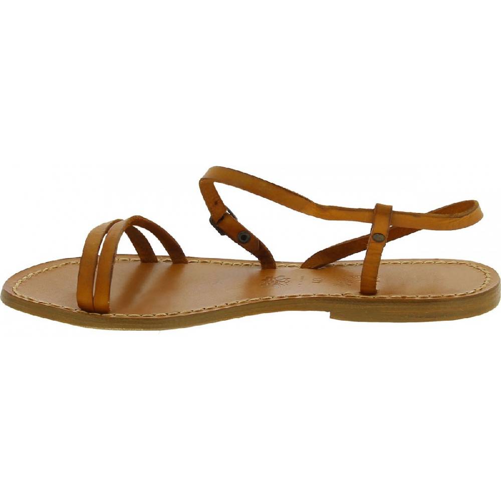 Lartigiano Del Cuoio Sandali schiava bassi da donna color cuoio Duty-free