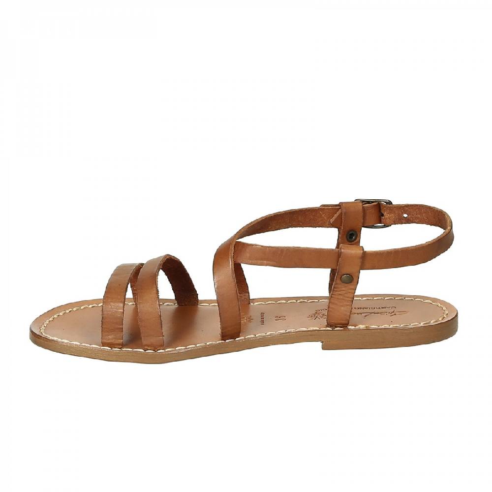 Lartigiano Del Cuoio Sandali donna in cuoio fatti a mano Comprane uno, ottenene uno gratis