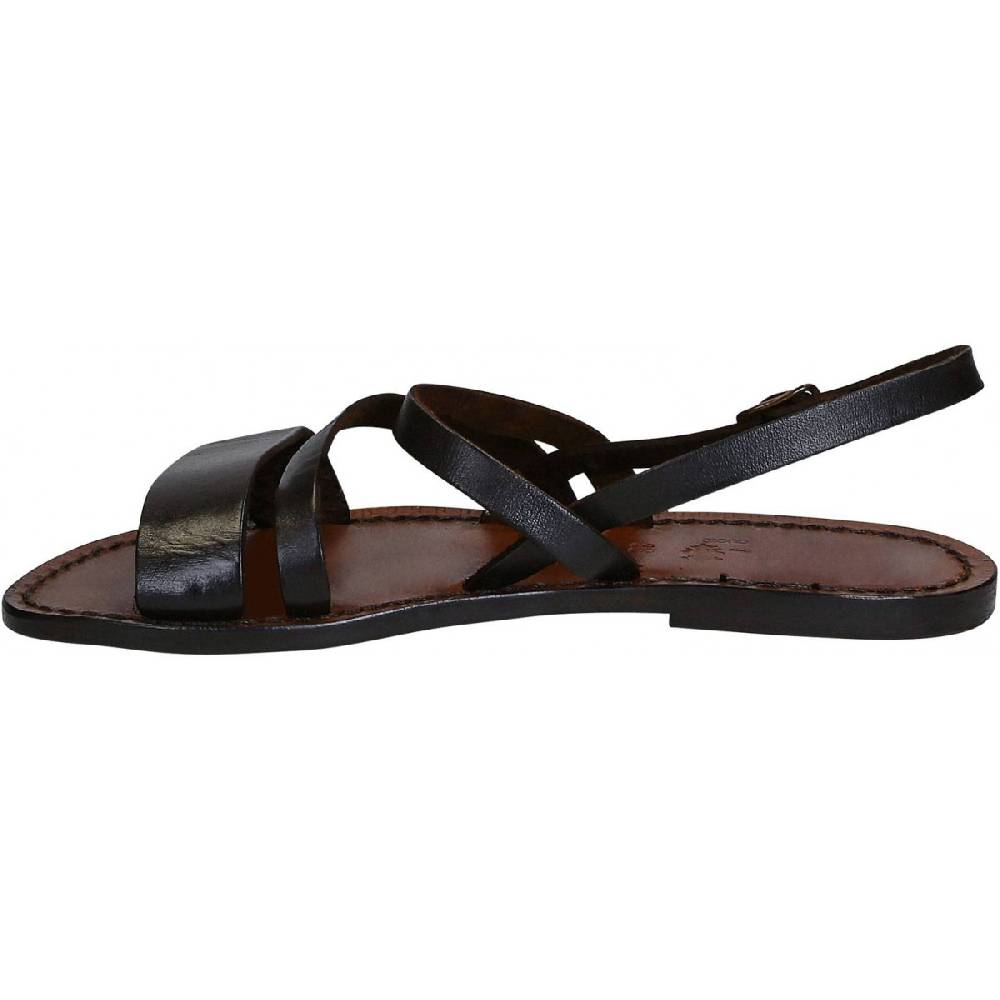 Lartigiano Del Cuoio Sandali bassi in pelle testa di moro da donna artigianali 50% di sconto con spedizione gratuita