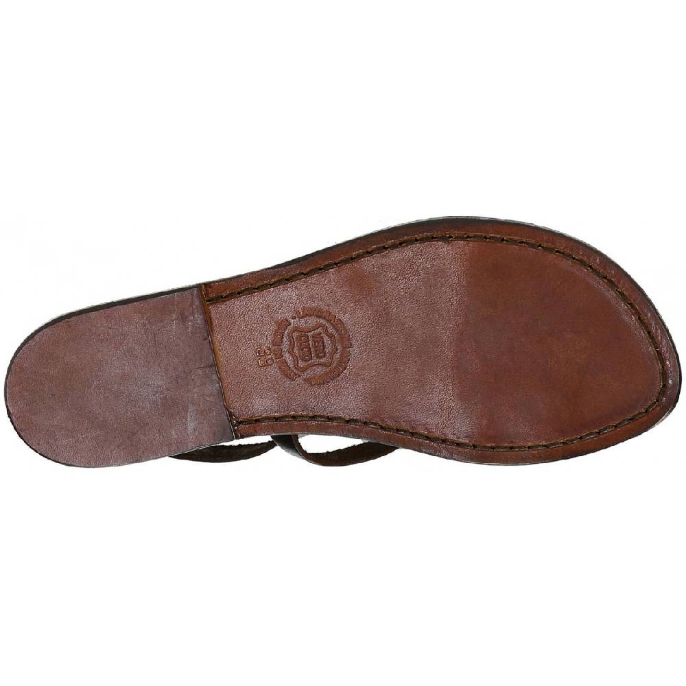 Lartigiano Del Cuoio Sandali bassi in pelle testa di moro da donna artigianali 50% di sconto con spedizione gratuita