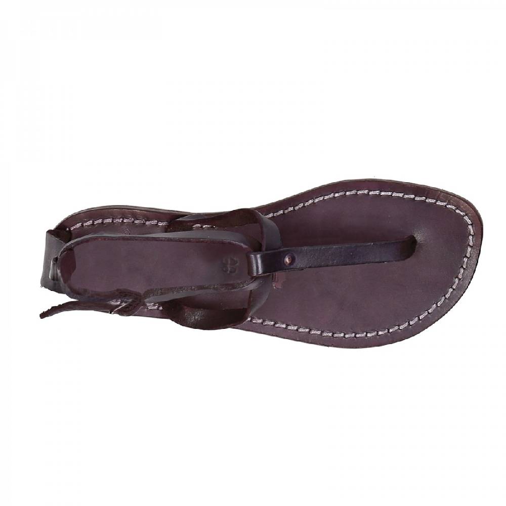 Lartigiano Del Cuoio Sandali infradito donna fatti a mano in pelle viola Comprane uno, ottenene uno gratis