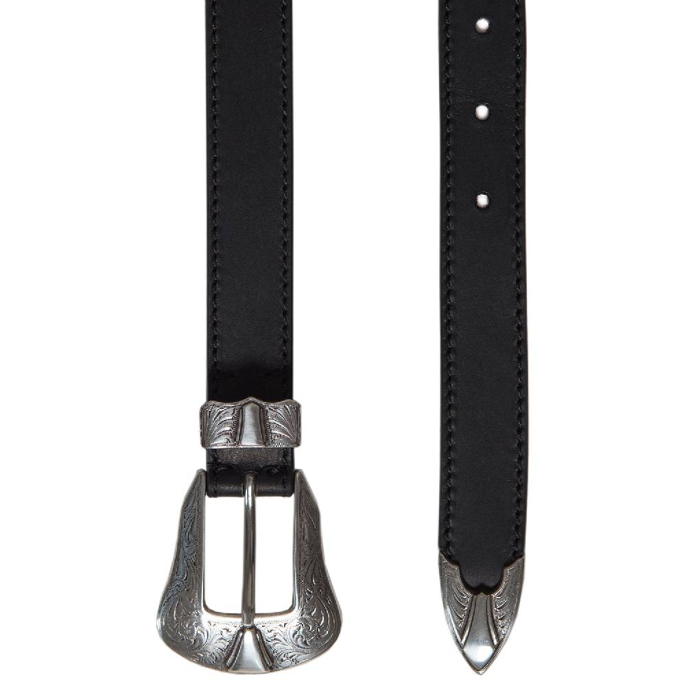 Kate Cate DUTTON BELT BLACK CURRIED LEATHER Offerte