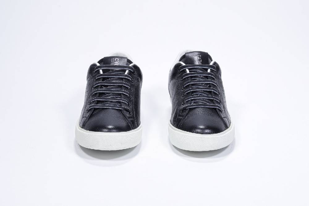 Leather Crown LC06 | Bianche & Nere - Basse - Donna Vendita