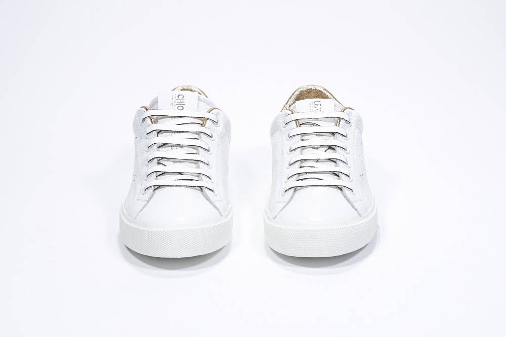 Leather Crown LC06 | Oro & Bianche - Basse - Donna Negozi Online