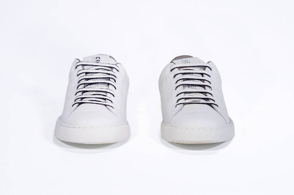 Leather Crown LC06 | Beige & Bianche - Basse - Donna Consegna Veloce