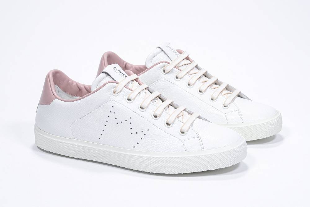 Leather Crown LC06 | Rosa & Bianche - Basse - Donna Limitato a 3 giorni