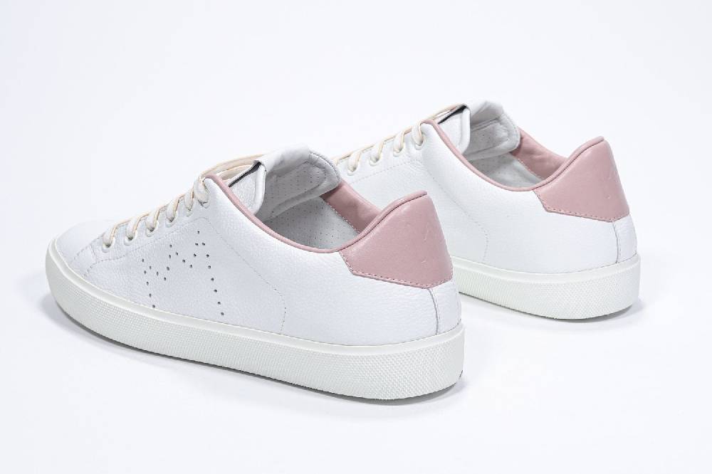 Leather Crown LC06 | Rosa & Bianche - Basse - Donna Limitato a 3 giorni