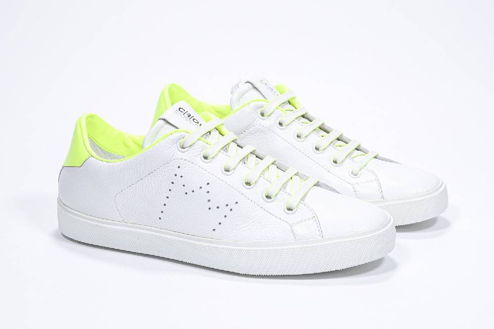 Leather Crown LC06 | Neon & Bianche - Basse - Donna Affare Del Giorno