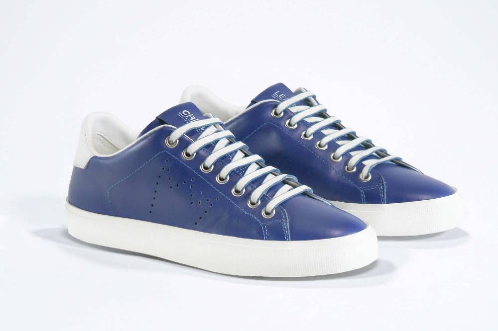Leather Crown LC06 | Denim e bianco - BASSE - Donna Novità