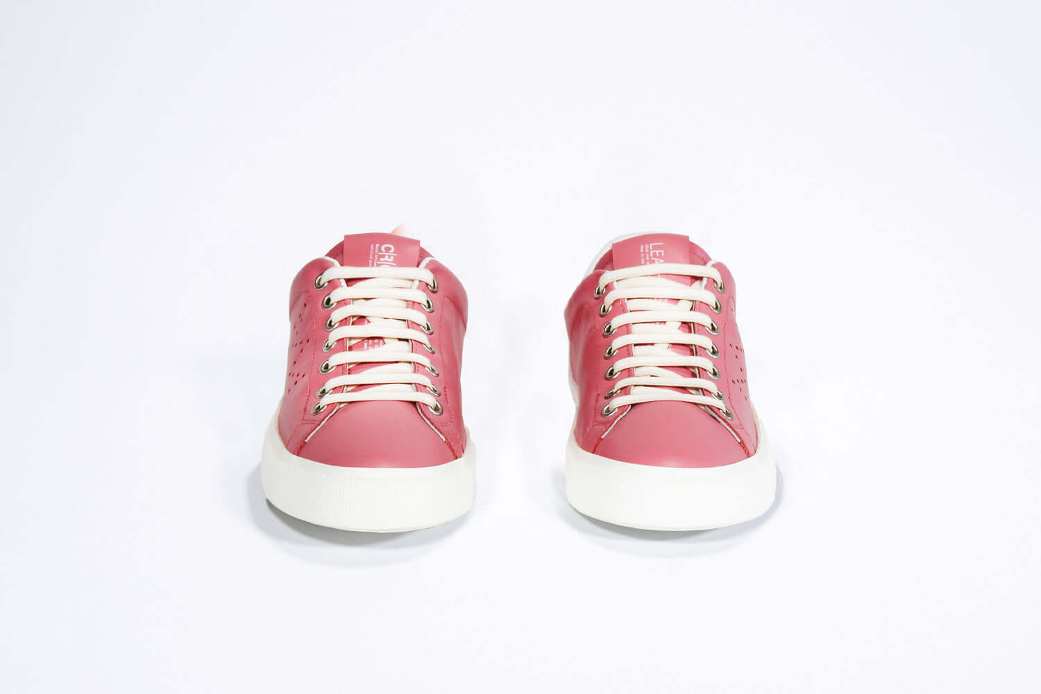 Leather Crown LC06 | Rosa e bianco - BASSE - Donna Presa