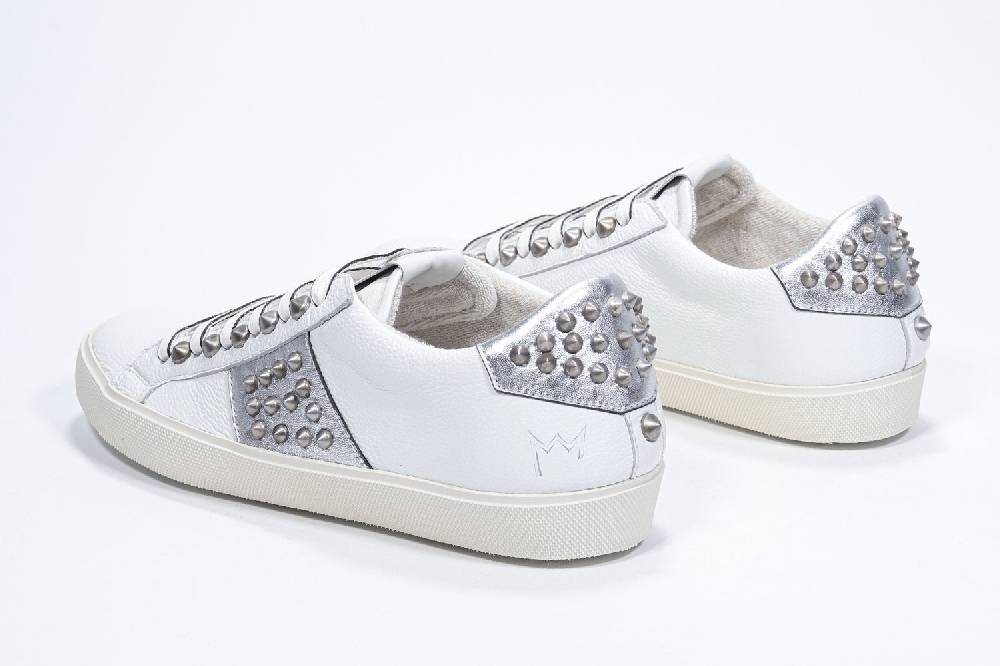 Leather Crown STUDLIGHT | Argento e bianco - BASSE - Donna Hotsell