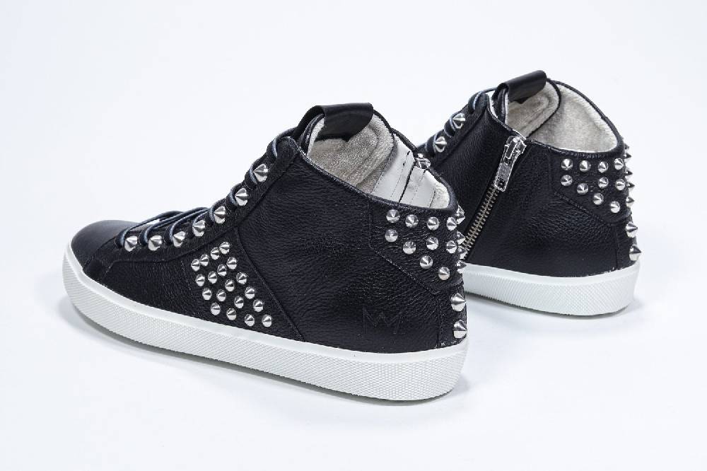 Leather Crown STUDBORN | Nere - Alte - Donna In Vendita