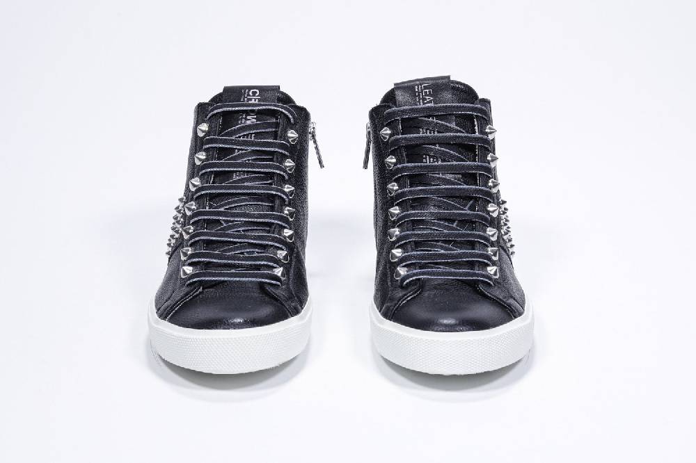 Leather Crown STUDBORN | Nere - Alte - Donna In Vendita