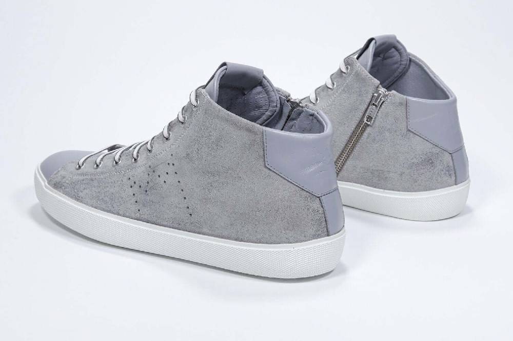 Leather Crown EARTH | Grigio Chiaro - Alte - Uomo Super Saving Price
