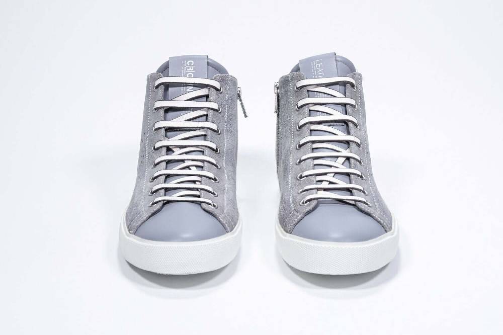 Leather Crown EARTH | Grigio Chiaro - Alte - Uomo Super Saving Price