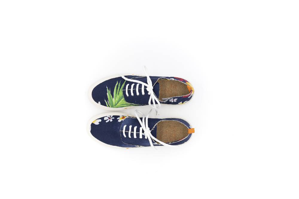 Openclosedshoes ALOHA03 – LEAVES BLUE 50% di sconto con spedizione gratuita