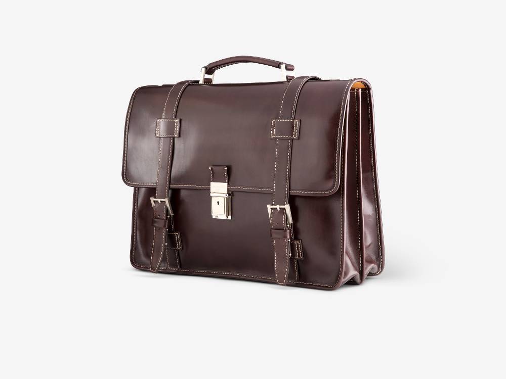 Paolo Sartori Briefcase Briefcase in pelle Anticata Vietri Ultimo giorno