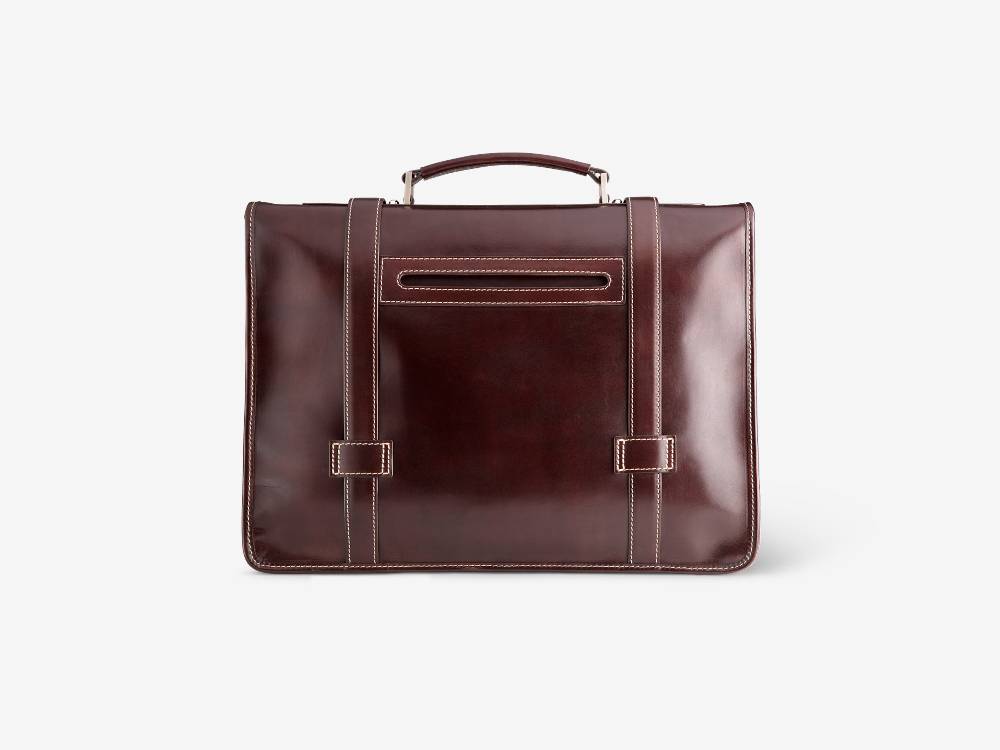 Paolo Sartori Briefcase Briefcase in pelle Anticata Vietri Ultimo giorno