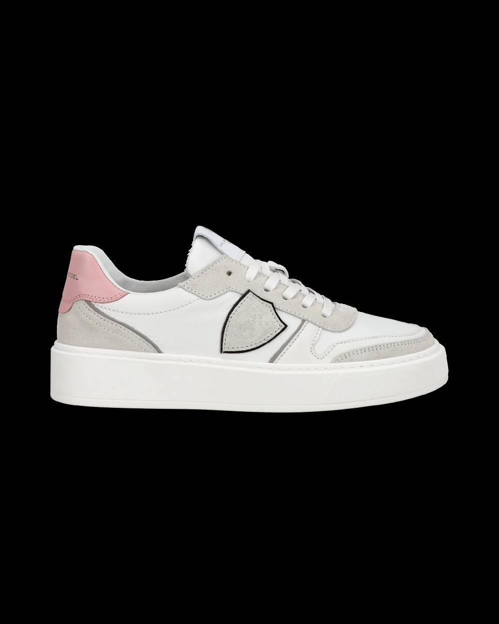 Philippe Model Junior Nice Low-Top Sneakers in Leather, Brown Blue 2025