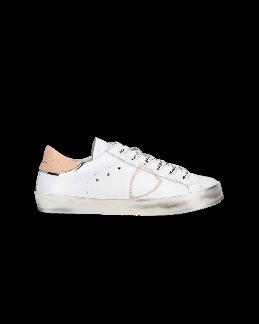Philippe Model Sneakers Paris da Bambini Nere e Argento in Pelle Convenienza