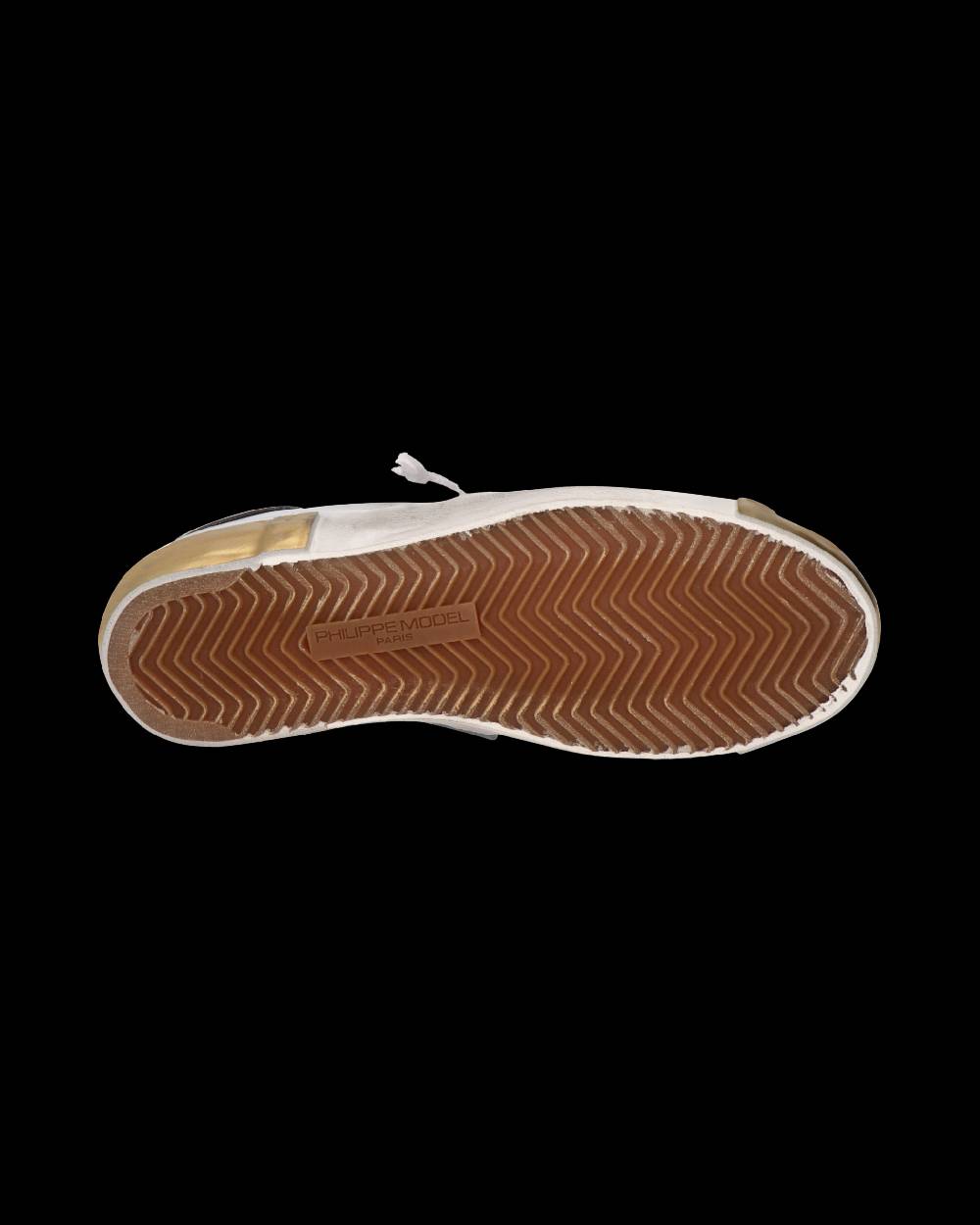 Philippe Model Sneaker Prsx Donna, Bianco e Azzurro Offerte stagionali