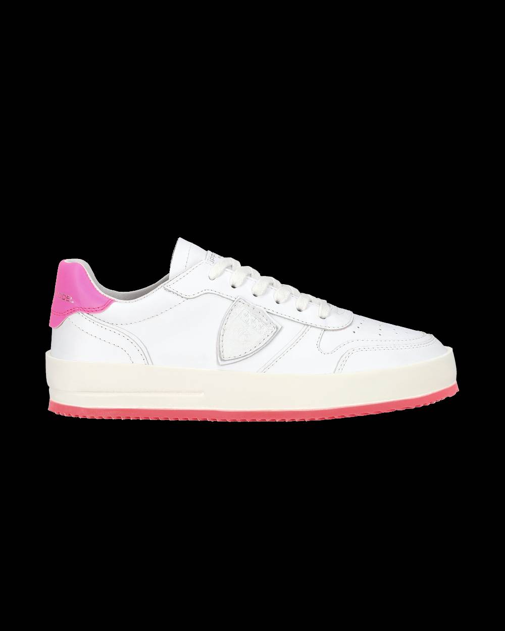 Philippe Model Sneaker bassa Nice donna - bianco e fucsia In vendita