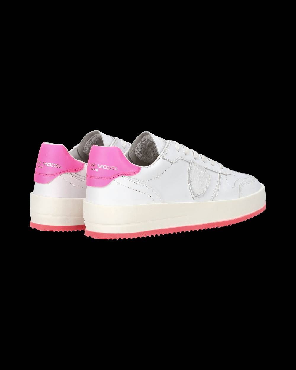 Philippe Model Sneaker bassa Nice donna - bianco e fucsia In vendita