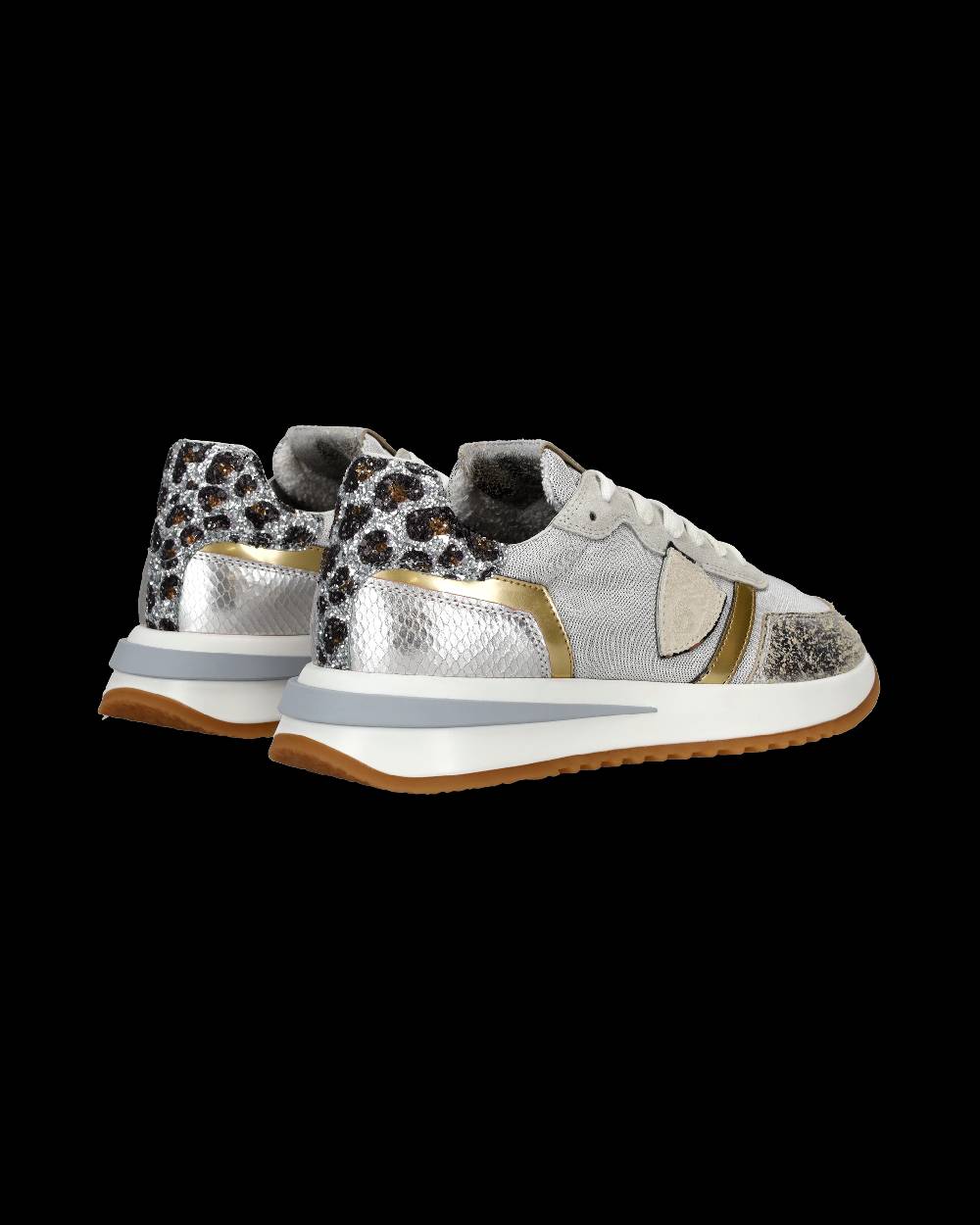 Philippe Model Sneaker basse Tropez 2.1 donna - bianco, argento e animalier Italia