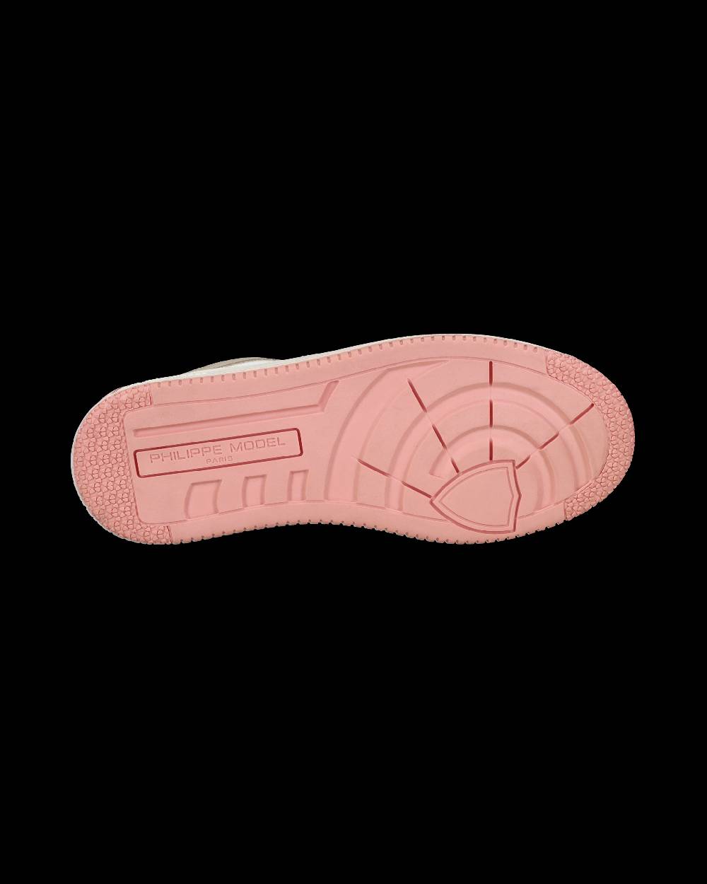 Philippe Model Sneakers Lyon da Donna Bianche e Rosa in Pelle Riciclata Pezzi Unici