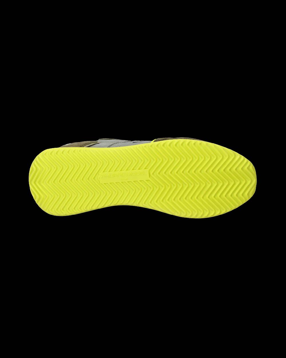 Philippe Model Sneakers Trpx da Uomo Verde militare e Gialle in Tessuto Tecnico Qualità Garantita