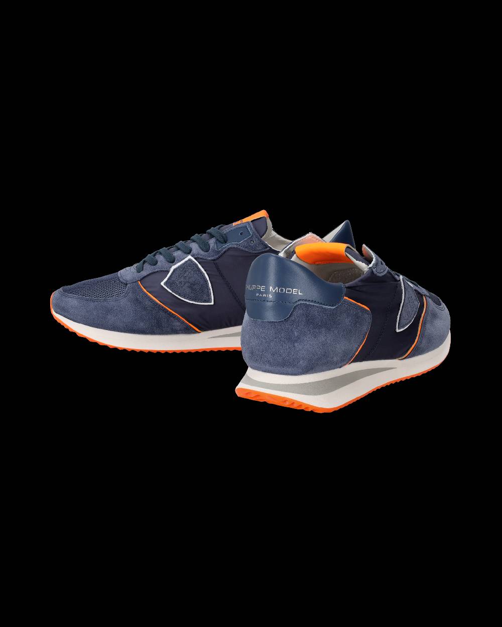 Philippe Model Sneakers Trpx da Uomo Blu e Arancioni in Tessuto Tecnico Negozi Online