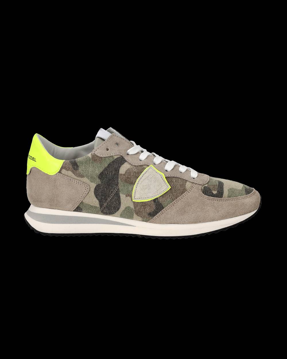 Philippe Model Sneakers Trpx da Uomo Verdi e Gialle in Tessuto Tecnico Acquista Ora
